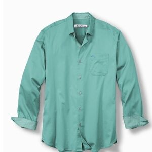 Tommy Bahama Green Casual Button Down Shirt